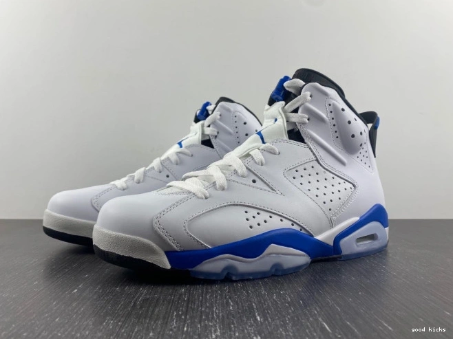 Cheap 6 (2014) Blue Jordan Retro Sport Air 384664-107 0807